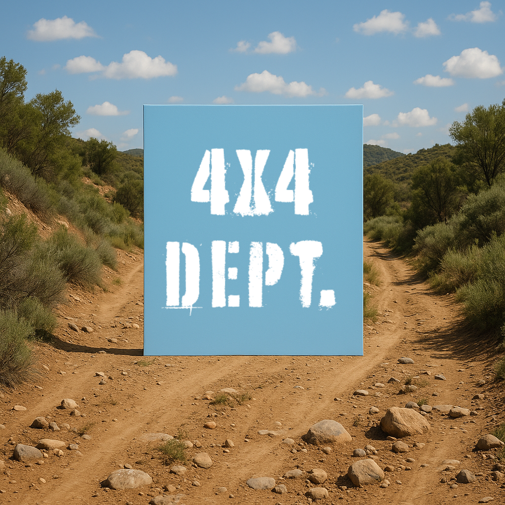 4X4 DEPT Off-Road Decal – Cars & Trucks